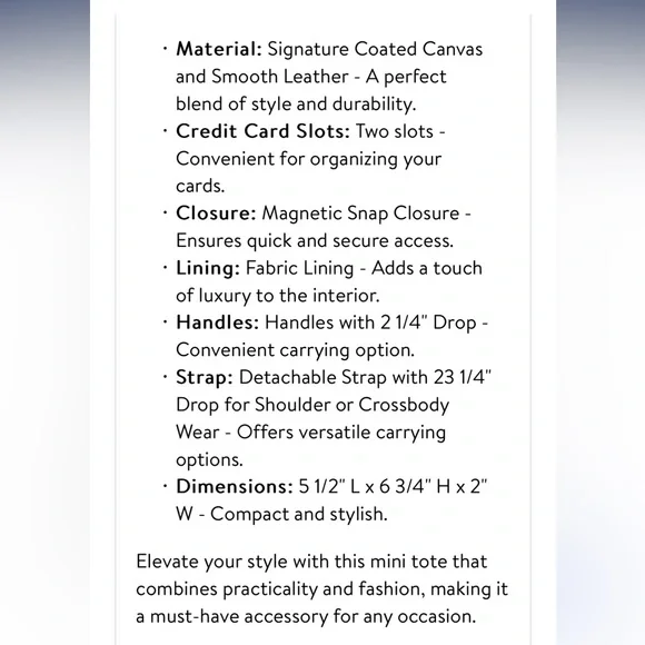 🆕🛍️Coach 🛍️🆕 - Picture 16 of 17